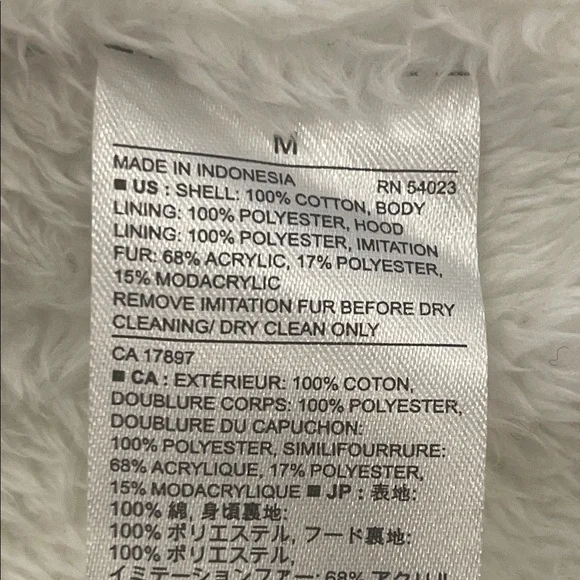 Banana RepublicWomen’s Gray Vest with Faux Fur Hood Size Medium - Picture 7 of 8